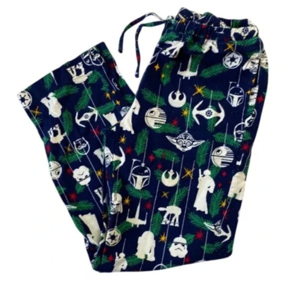 Hanna Andersson Holiday StarWars Flannel Pajama Pants - Size Large - Picture 3 of 3